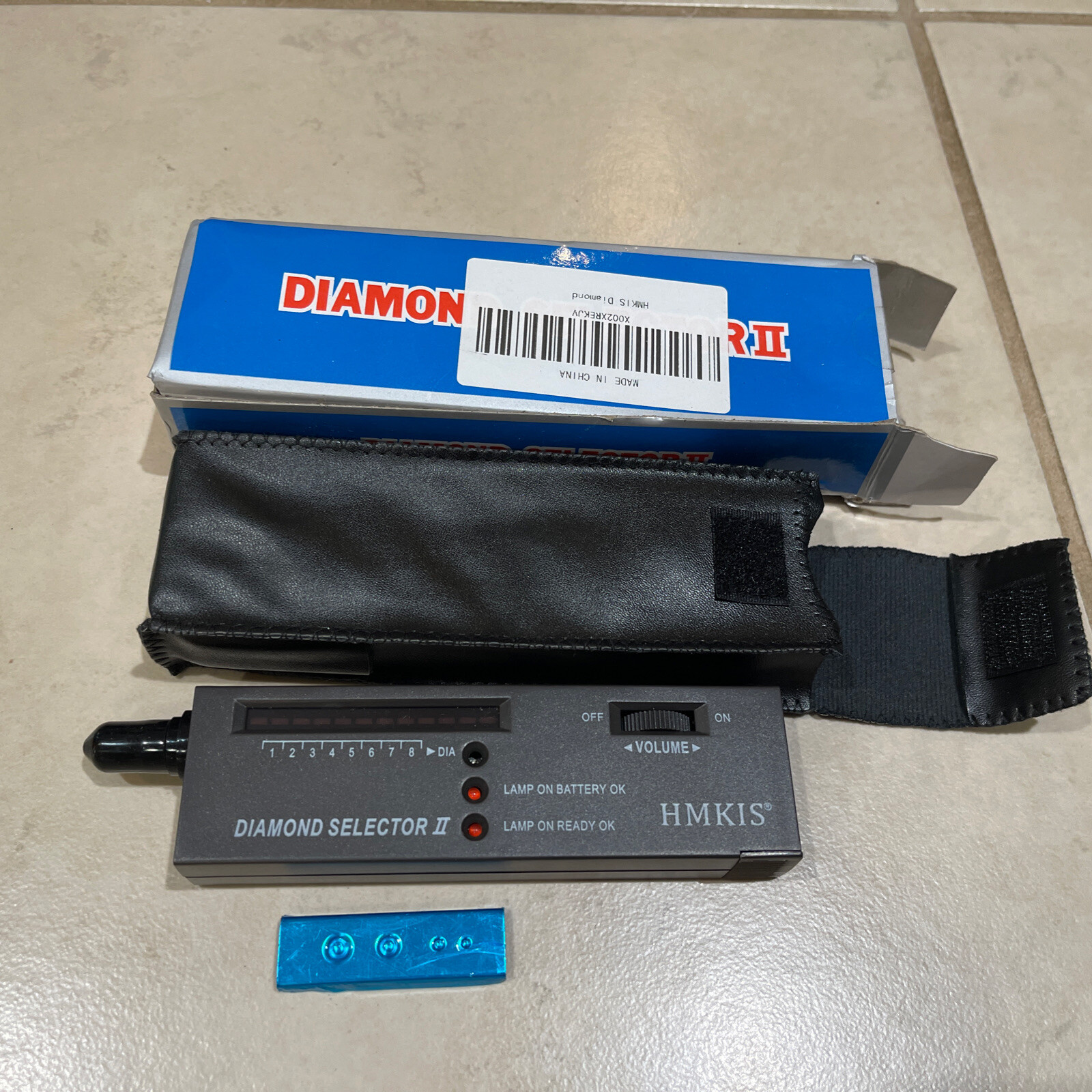 HMKIS Diamond Selector II Tester Pen, Environmental Protection 9V Battery New