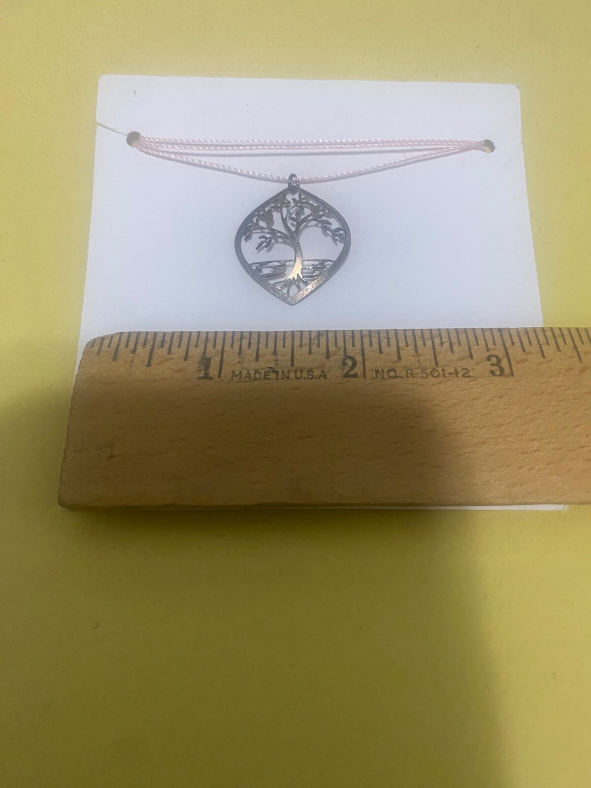 TREE NECKLACE MADE IN HAWAII “LIV-N-ALOHA” NEW