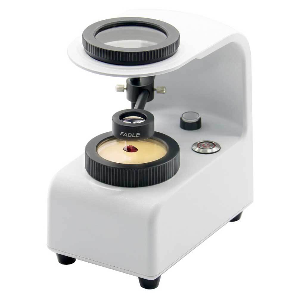 Desktop Polariscope Built-in Gemstone Gem Jewel Jewelry Polarizer Tester Tool