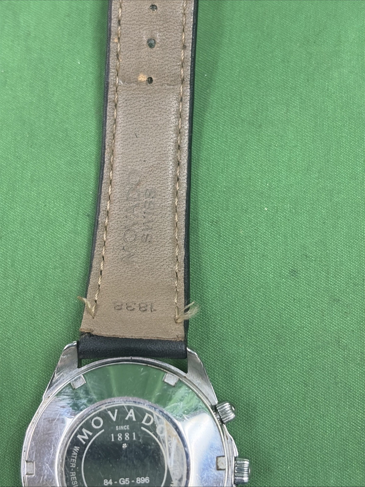 Movado Kingmatic Swiss 24 Jewel Automatic Chronograph Watch 84-G5-896