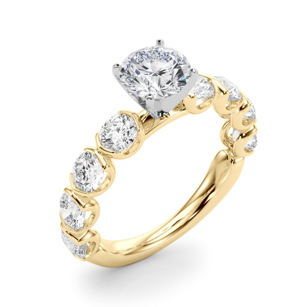 Stunning Solitaire Engagement Ring VS F 1.80-3.40 Ct Lab Grown Diamond 14K Gold