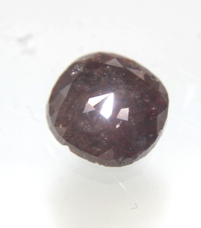 1.85Ct Beautiful Cushion Shape Red Color Sparkle Rose Cut Diamond 8.10×7.71×3.21