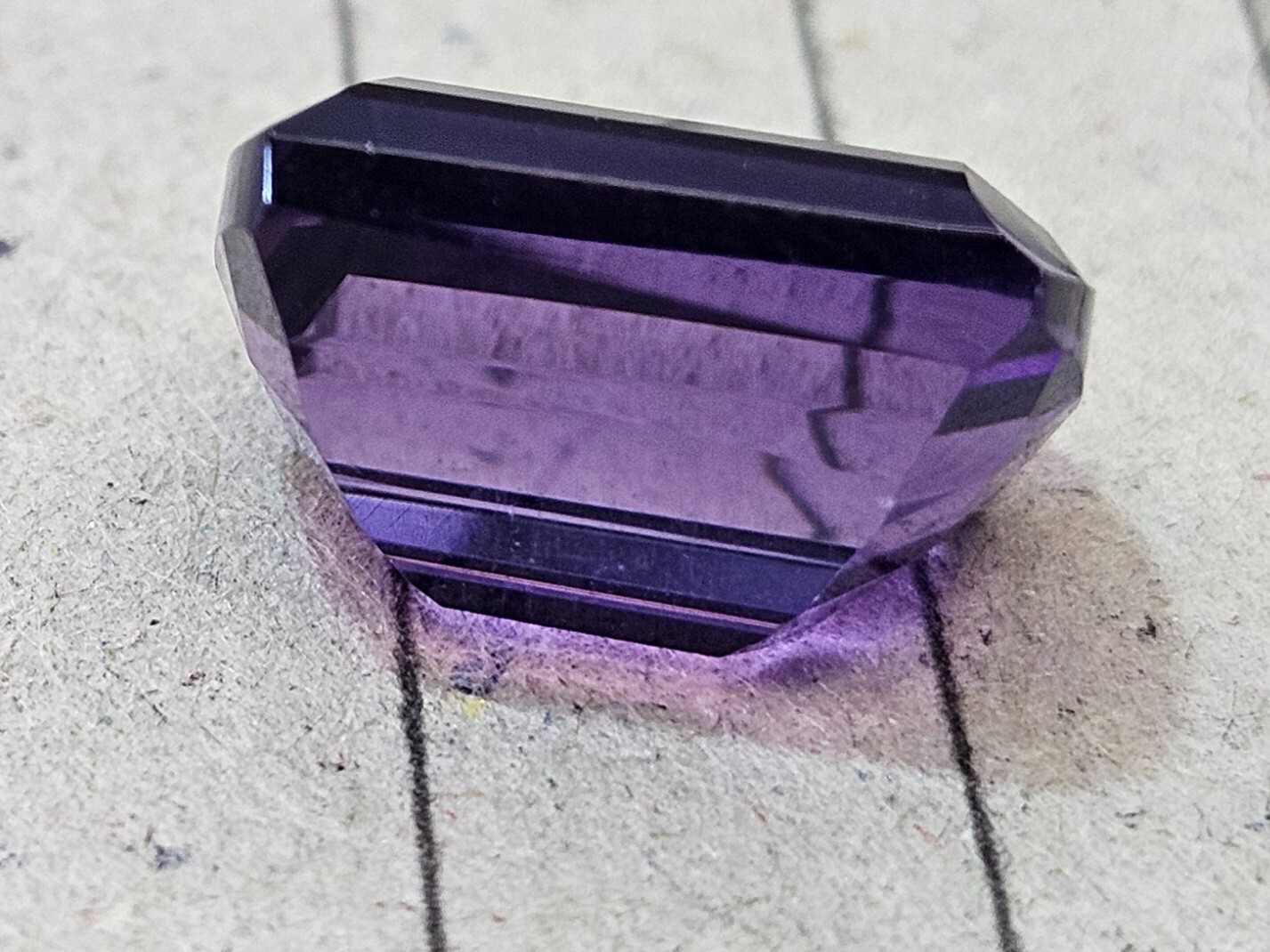 Fancy Cushion Cut Natural 7+ Ct Purple Sapphire Gemstone For Jewellery Making