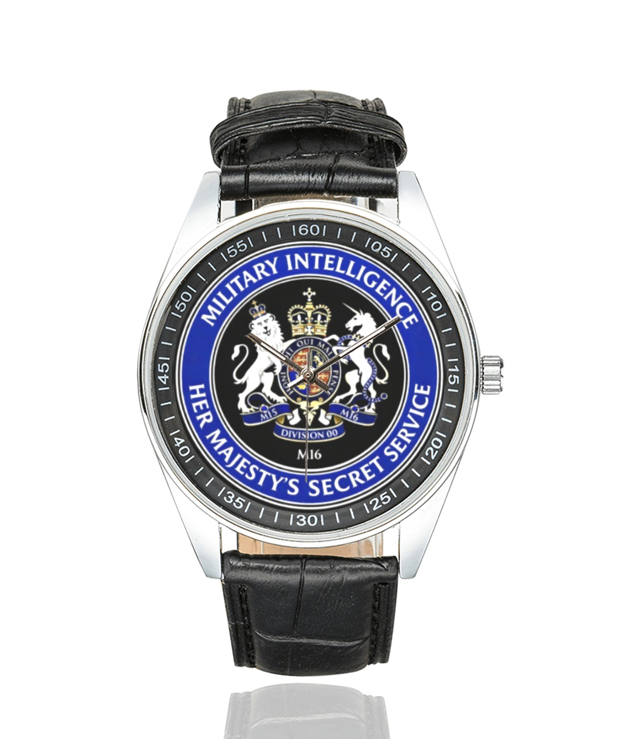 JAMES BOND MI6 Watch 007 Logo Unisex Casual Timepiece in Red Box