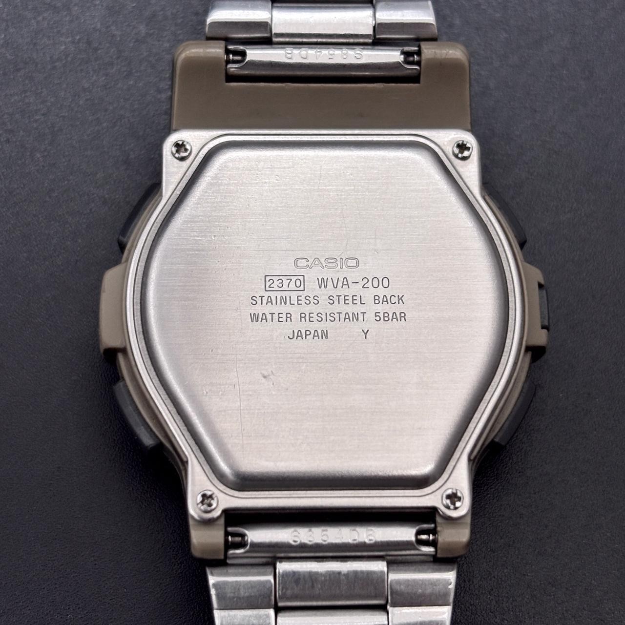 Vintage Casio Wave Ceptor WVA-200 Data Bank Ana/Digi Japan Men’s Watch Mod. 2370