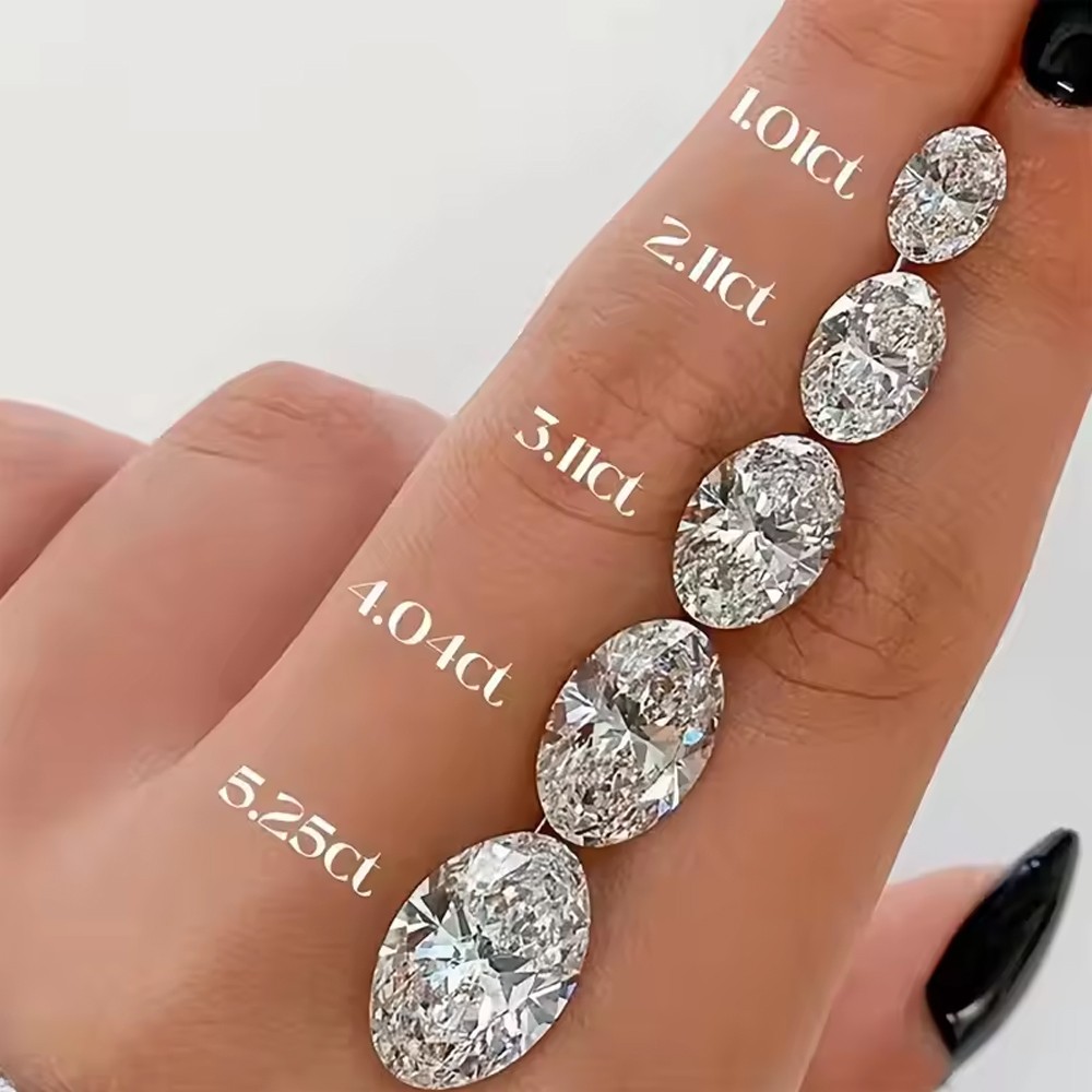 0.05ct-2ct Round/Oval/Heart/Pear/Marquise Lab Grown Diamond DEF VS Lab Diamonds