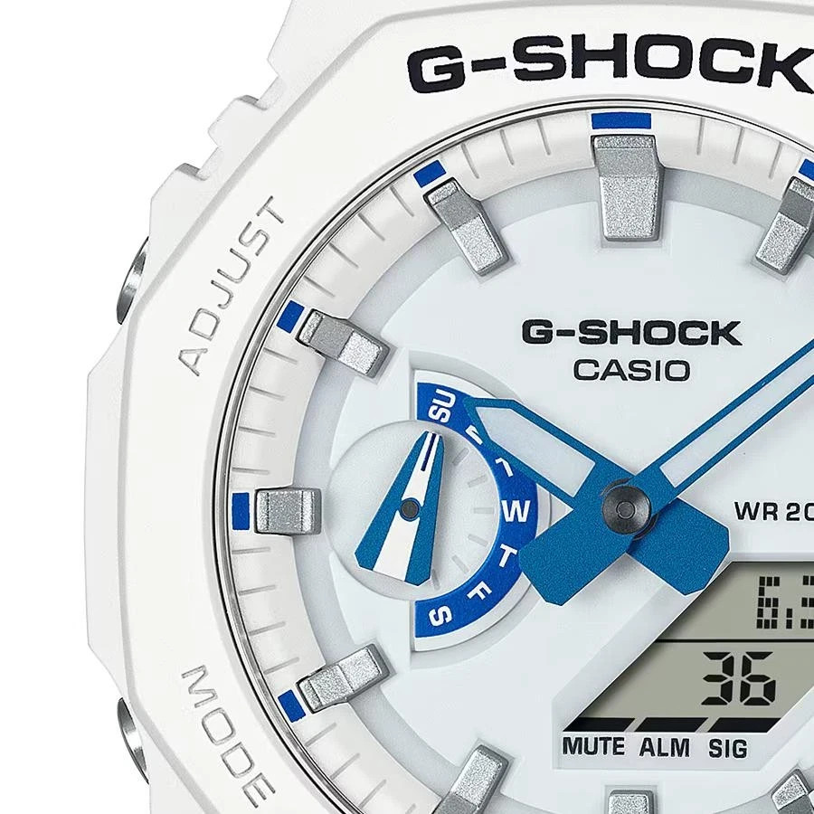 CASIO G-SHOCK GA-2100HDS-7AJF HIDDEN GLOW Analog Digital Watch White 45.4mm