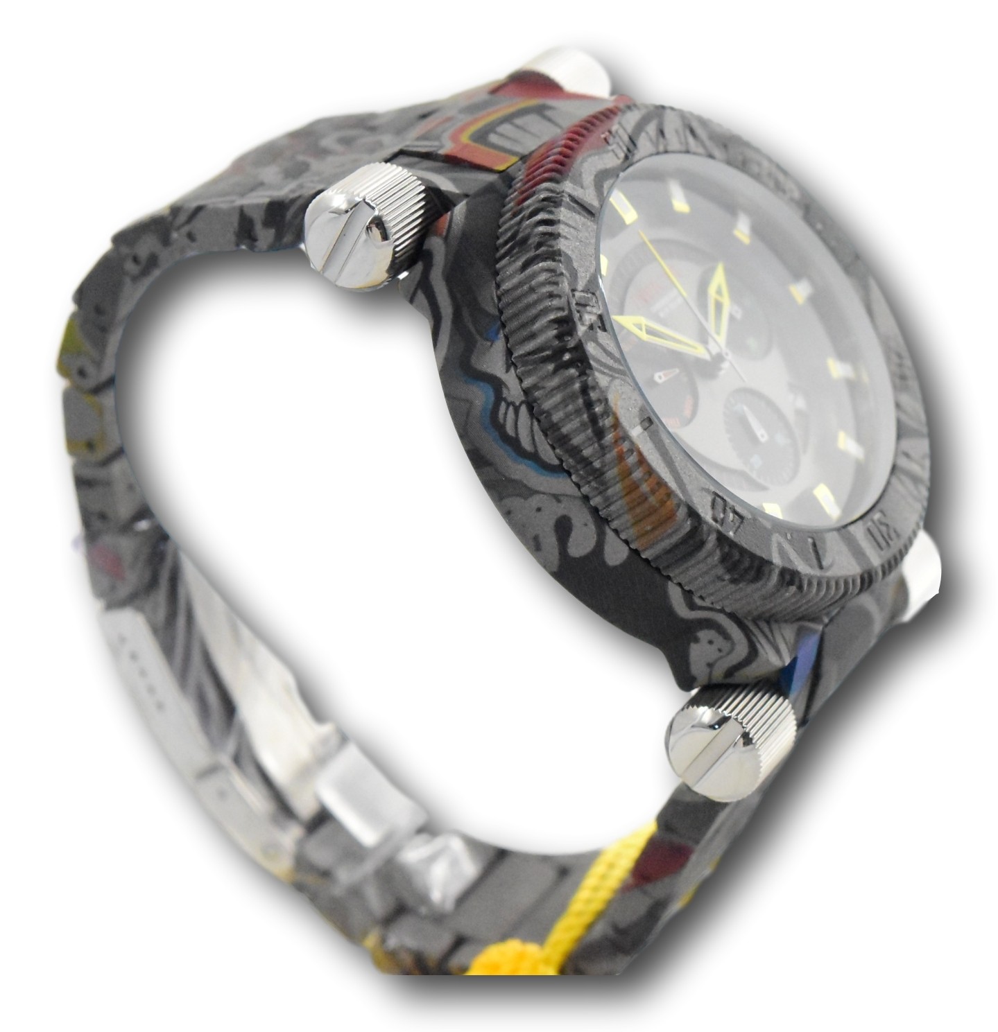 Invicta Coalition Forces Graffiti Hydro-Plated Men 51mm Swiss Chrono Watch 26449