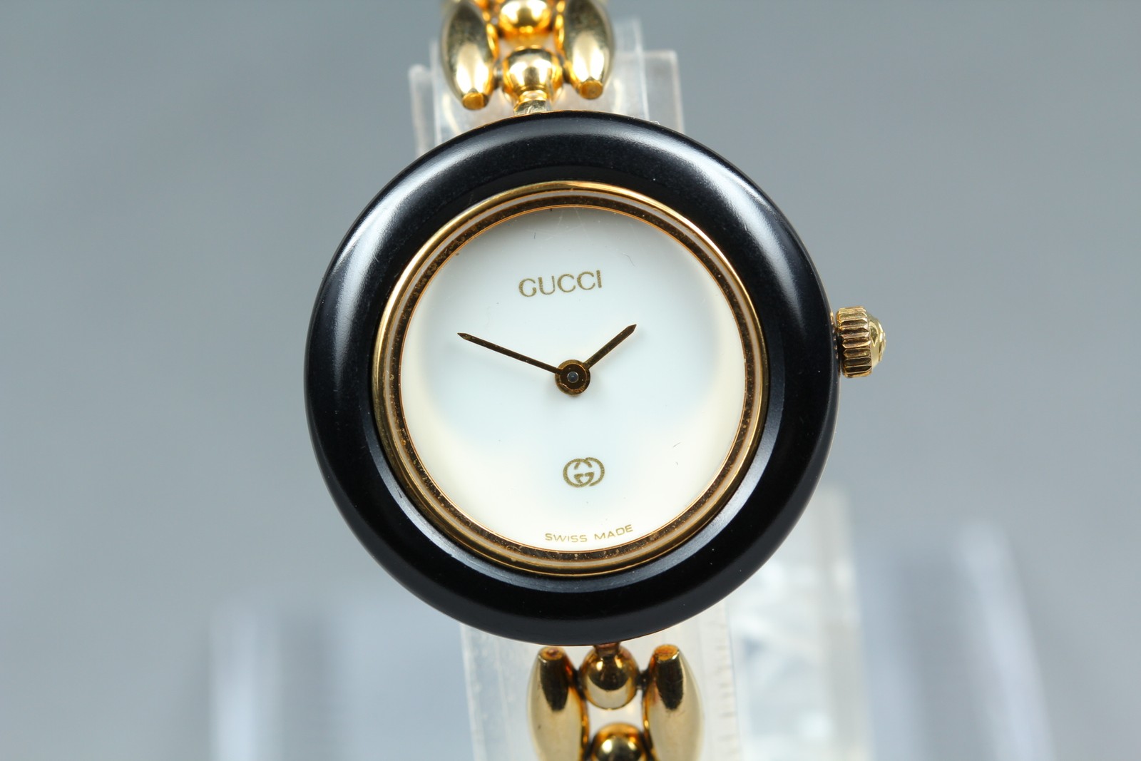 Gucci Change Bezel Color 1100L Gold Women’s Watch From JAPAN Excellent