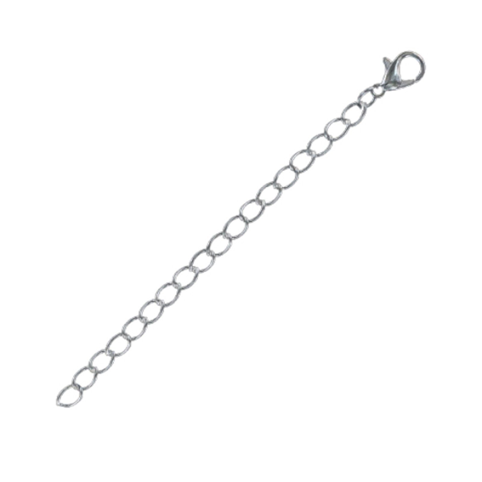 CHAIN EXTENDER 3-inch – Pewter Necklace Extension Three Inches Lobster Clasp End