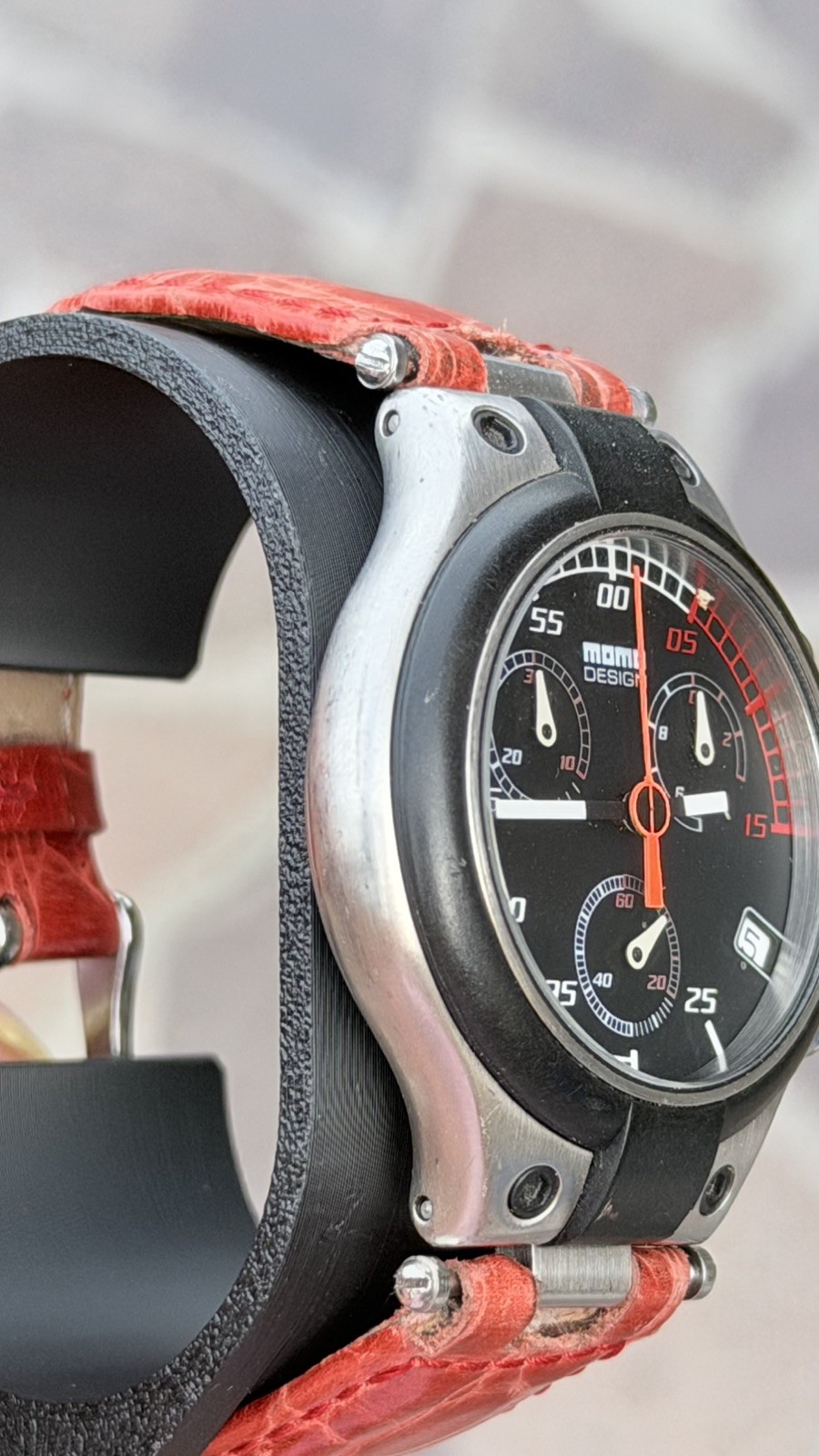Momo Design Speed MD014 Chronograph Quartz Swiss Made Steel 39mm Men