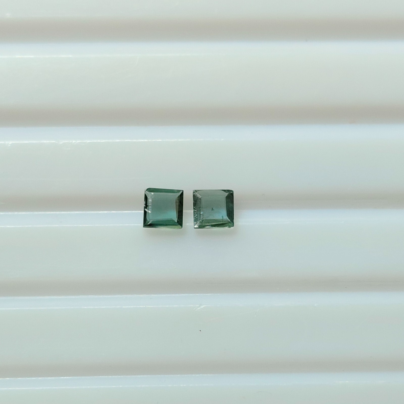 0.17 Ct Natural Alexandrite Loose Gemstone 2.5mm Square Green Color Change Cut