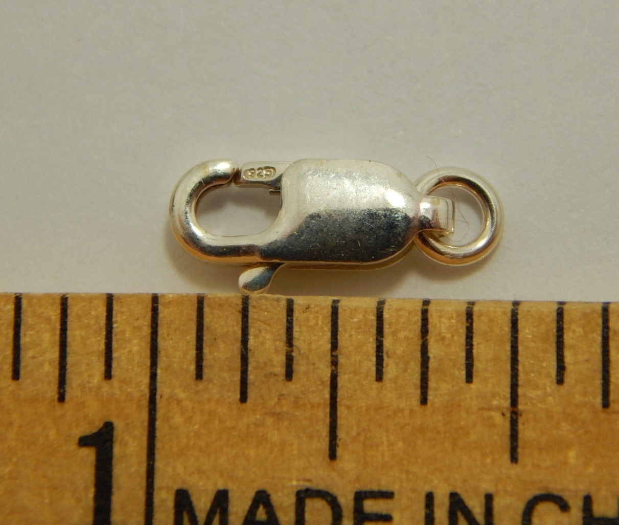 Sterling Silver, 925 Lobster Claw Clasp 10mm x 4mm