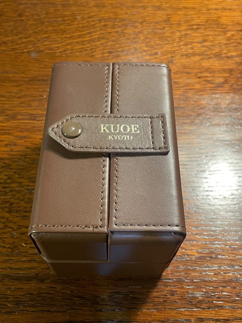 KUOE Kyoto Royal Smith 90-008 Automatic Watch Champagne Dial Beige & Black Strap