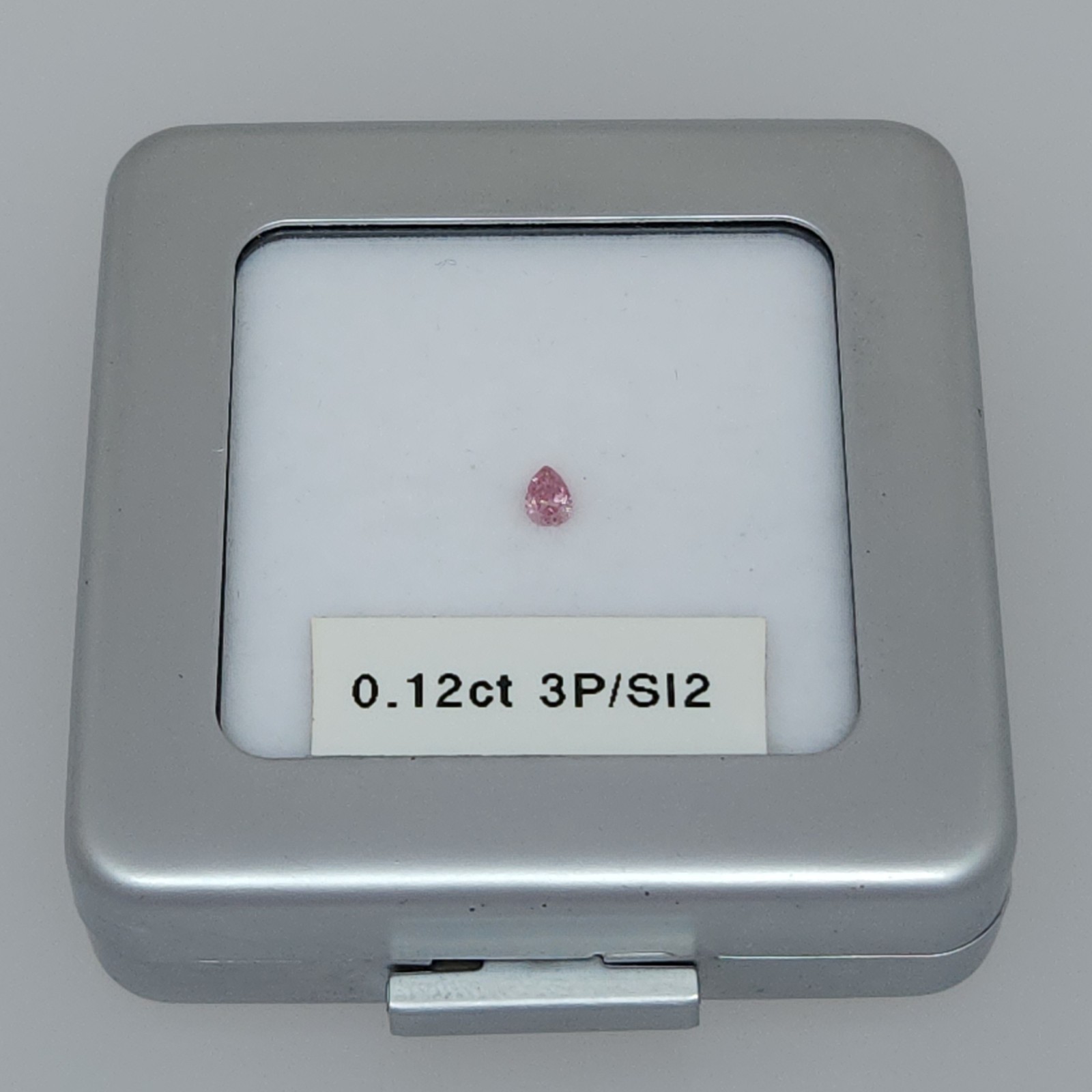Argyle Pink Diamond 0.12ct 3P SI2, with Argyle Certificate, Investment Grade