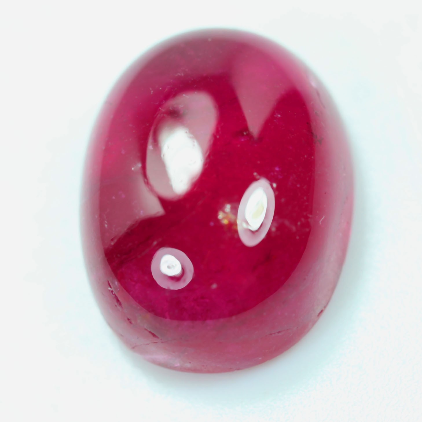 12.07CTS GEORGEOUS PINK NATURAL RUBELLITE OVAL CABOCHAN LOOSE GEMSTONES SY2