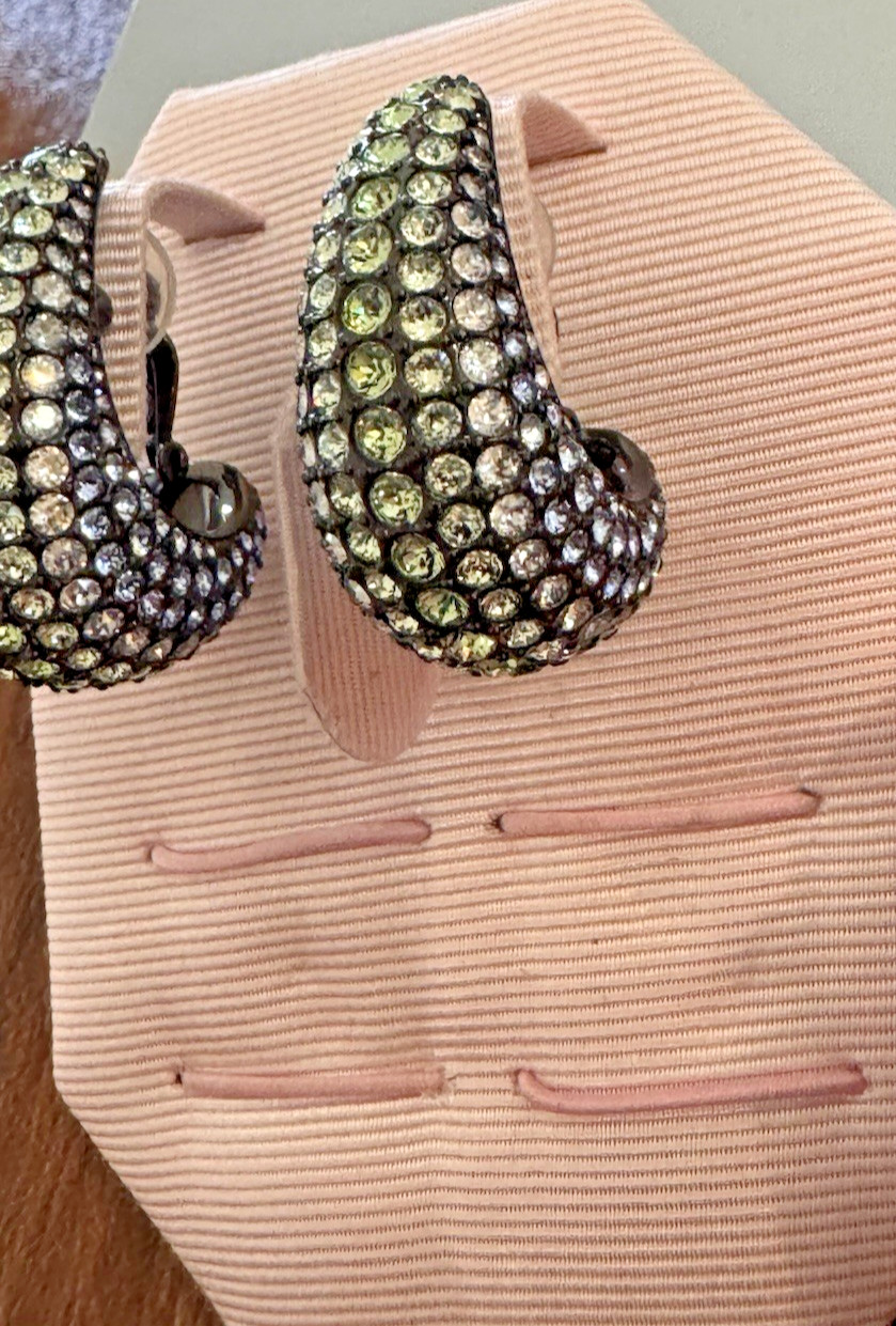 Swarovski Sublima Clip Earrings Medium Multicolored