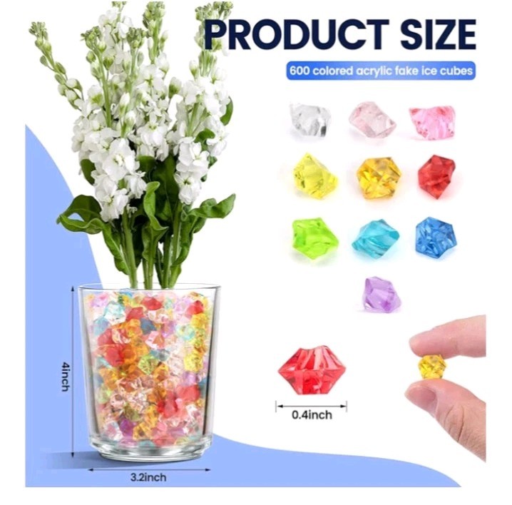Multicolored Art Gems/600 Pcs
