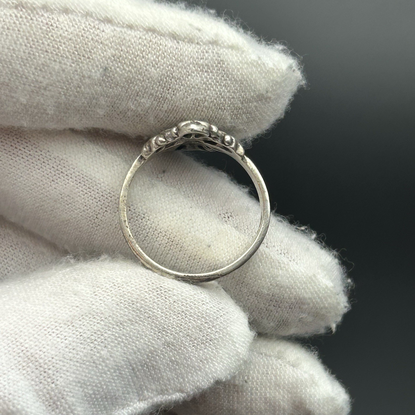 Sterling Silver Cross Ring Size 7 Solid .925 Gothic Religious 3.29g