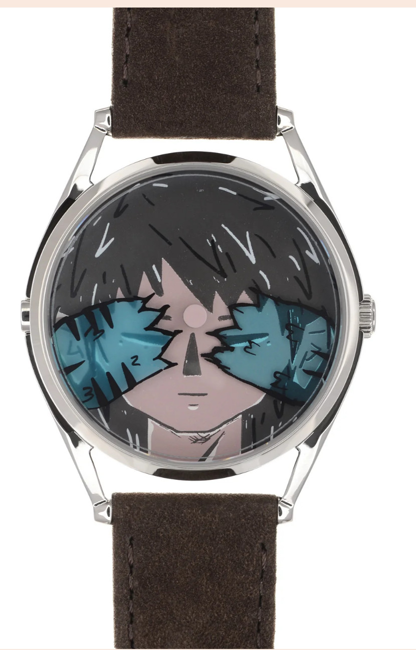 NEW – Mr Jones Limited Edition Silent Shadow 34/100 w/ Brown Leather Band