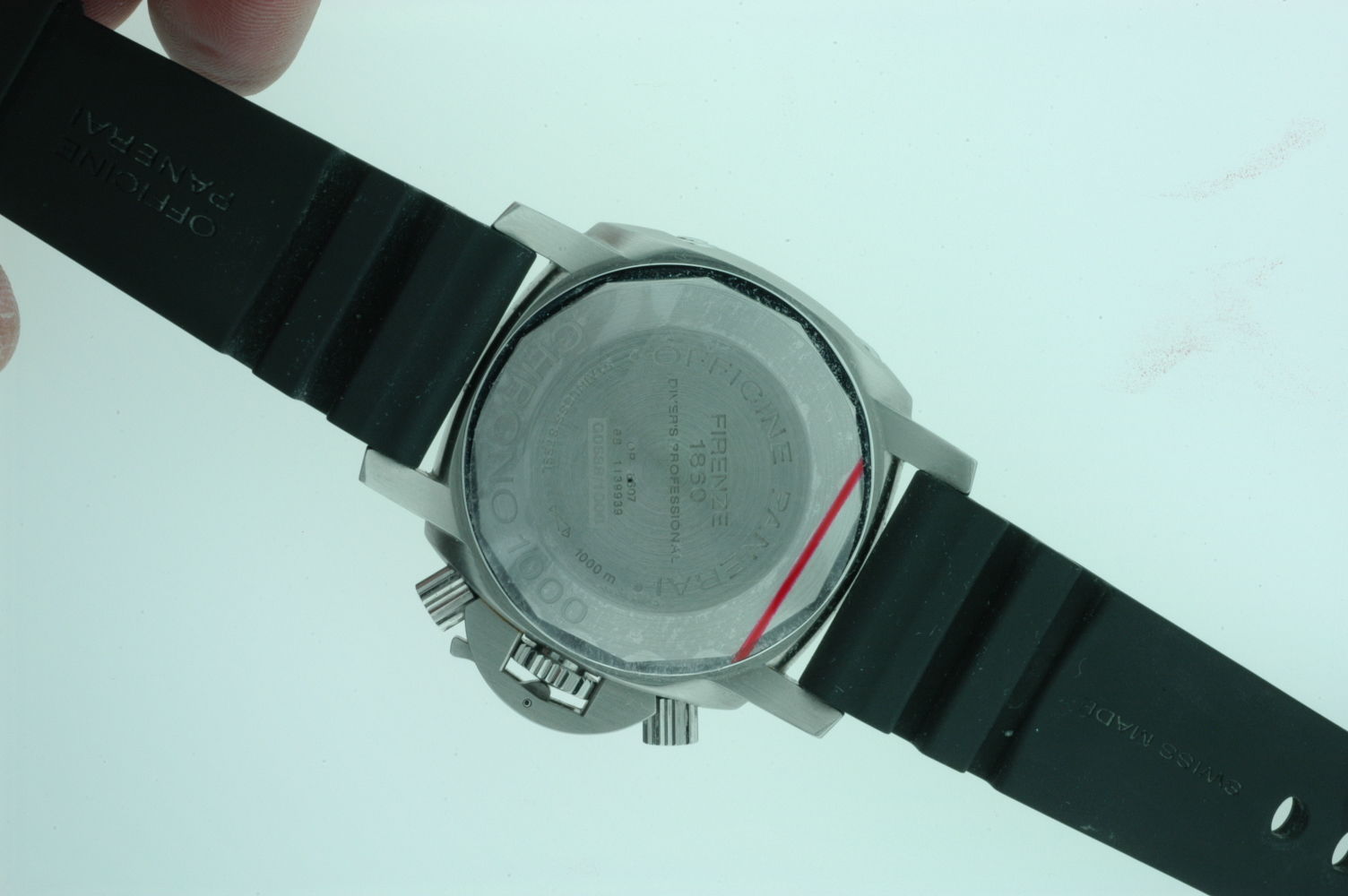 Watch Details RedLine Vinyl Caseback Stickers for Rlx Datejust (pack of 12)