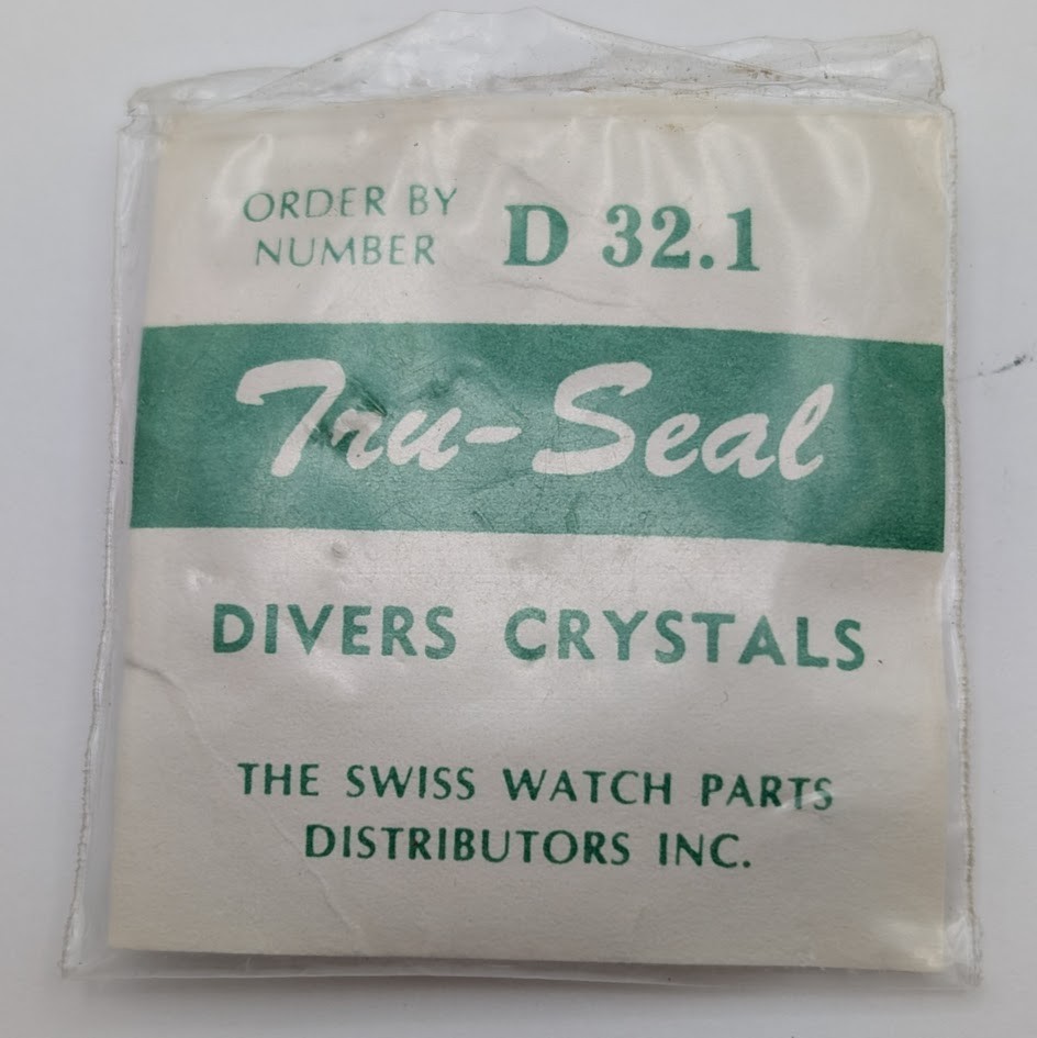 Vintage Tru-Seal Swiss Made Divers Crystals – D 32.1mm