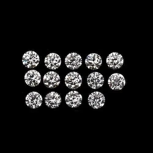 Loose Lab-Grown CVD Diamond LOT 2.70 MM D Color IF CLARITY 14 PCS Certified