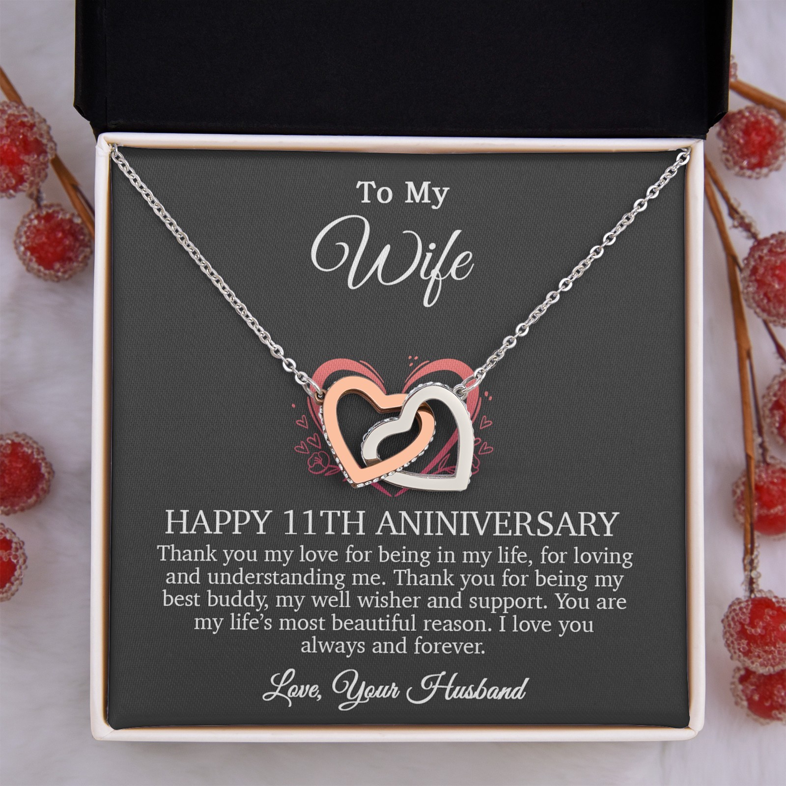 11th Anniversary Gift For Wife, 11 Year Anniversary Gifts, 11th Wedding Annivers
