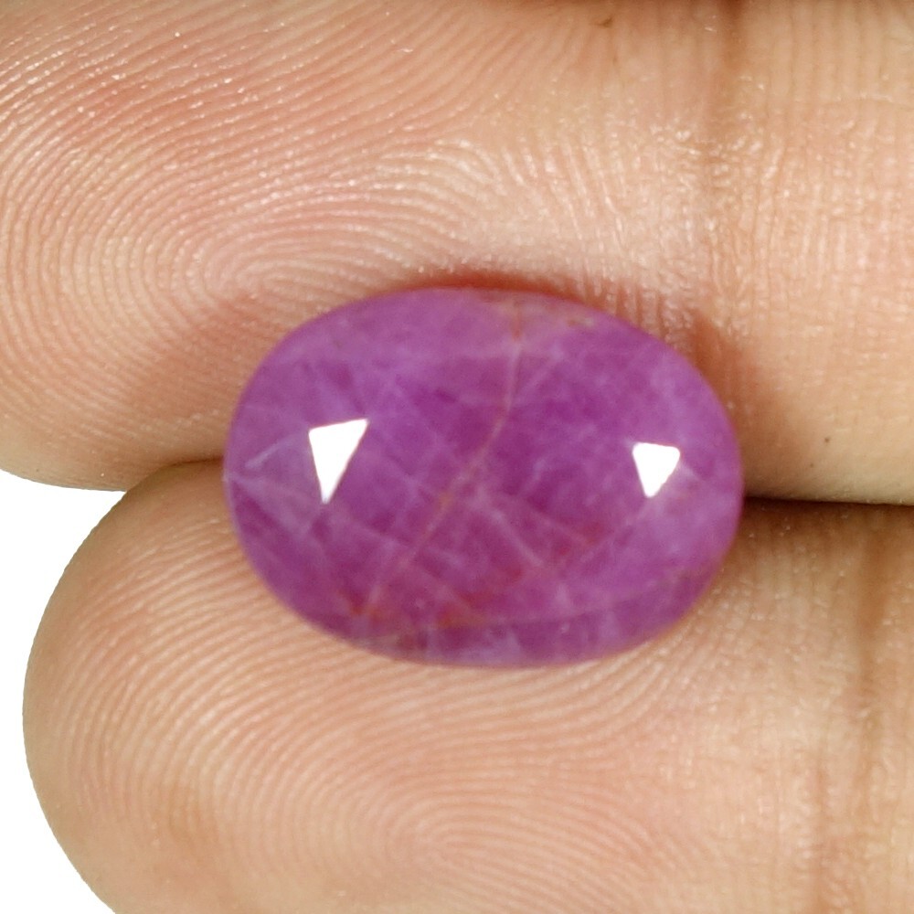 Alluring Radiant Cut Red Ruby A+ Quality Loose Gemstone 11.00 Cts Burmese Ruby