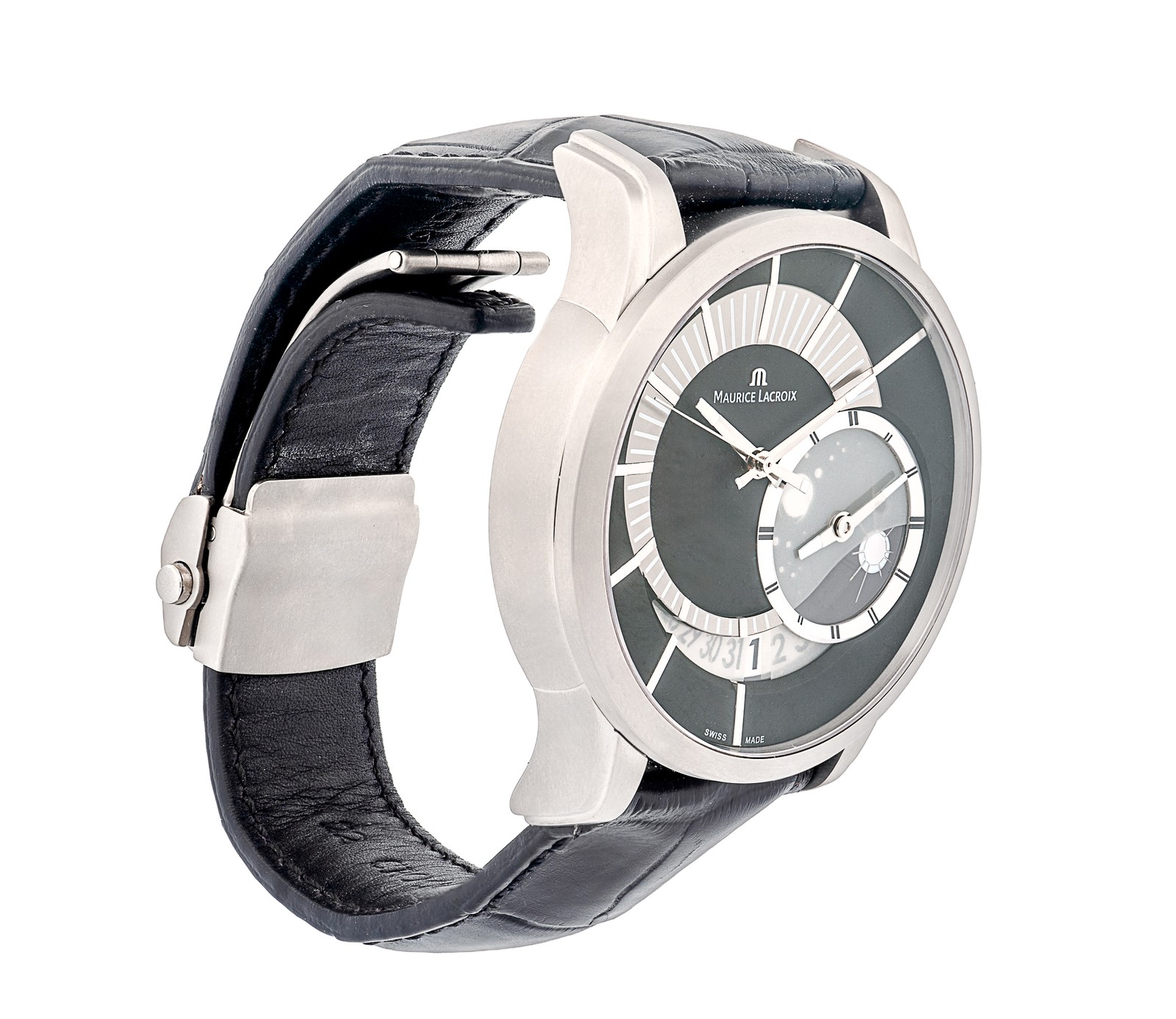 Maurice Lacroix Pontos Decentrique GMT 45mm Titanium Black Dial #567/999