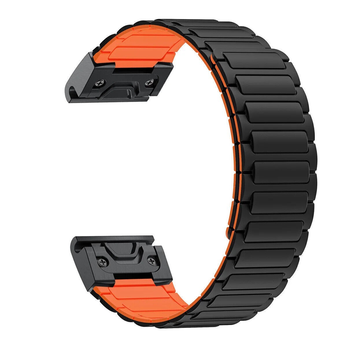 26mm Magnetic Silicone Loop Strap for Garmin Band Fenix 8 51mm 7X Pro 6X 5X Plus