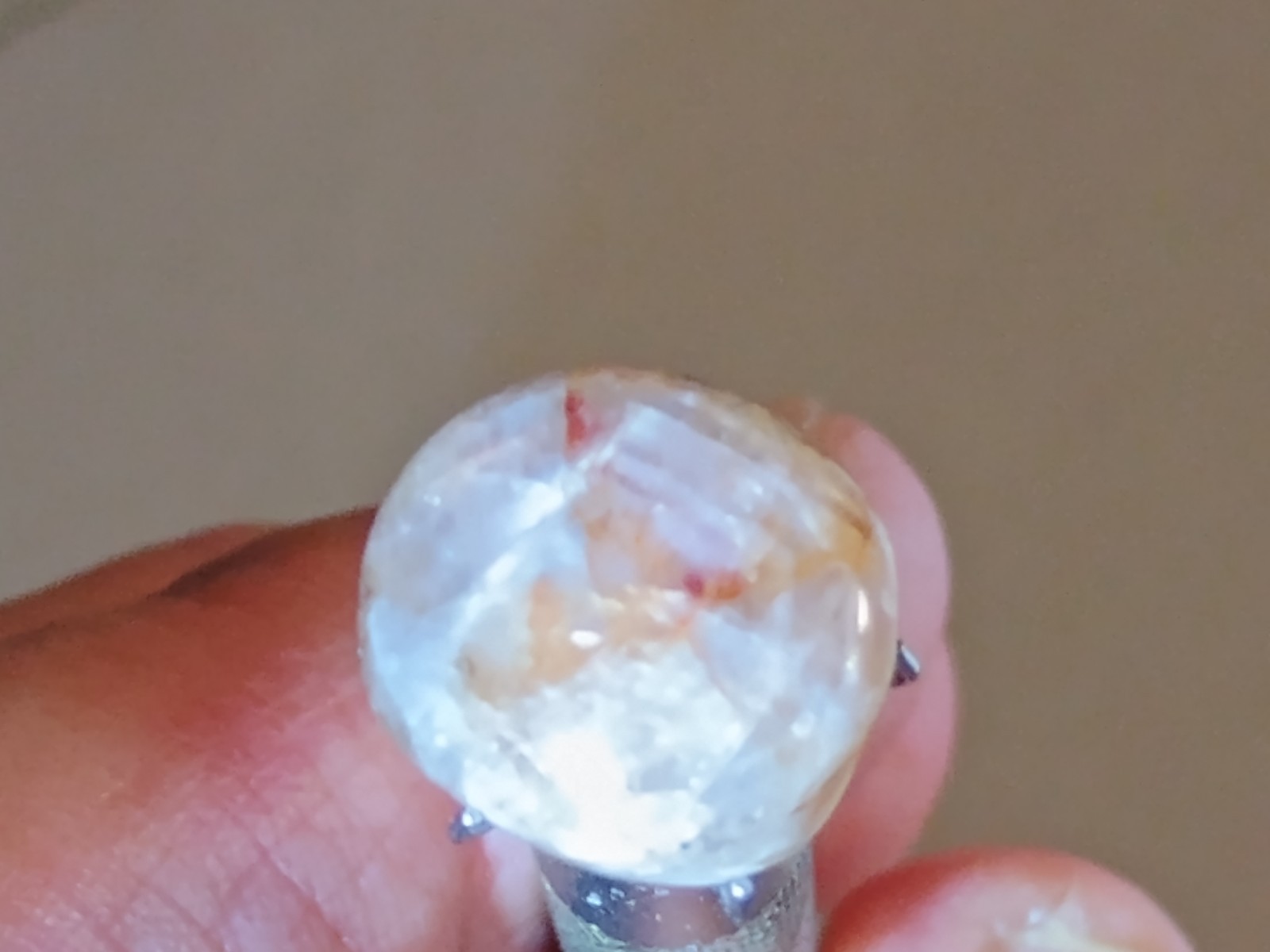UNTREATED NATURAL PARTIAL STAR SAPPHIRE 13.45 Ct, Size 12.5 X 10.5 X 8.7 MM