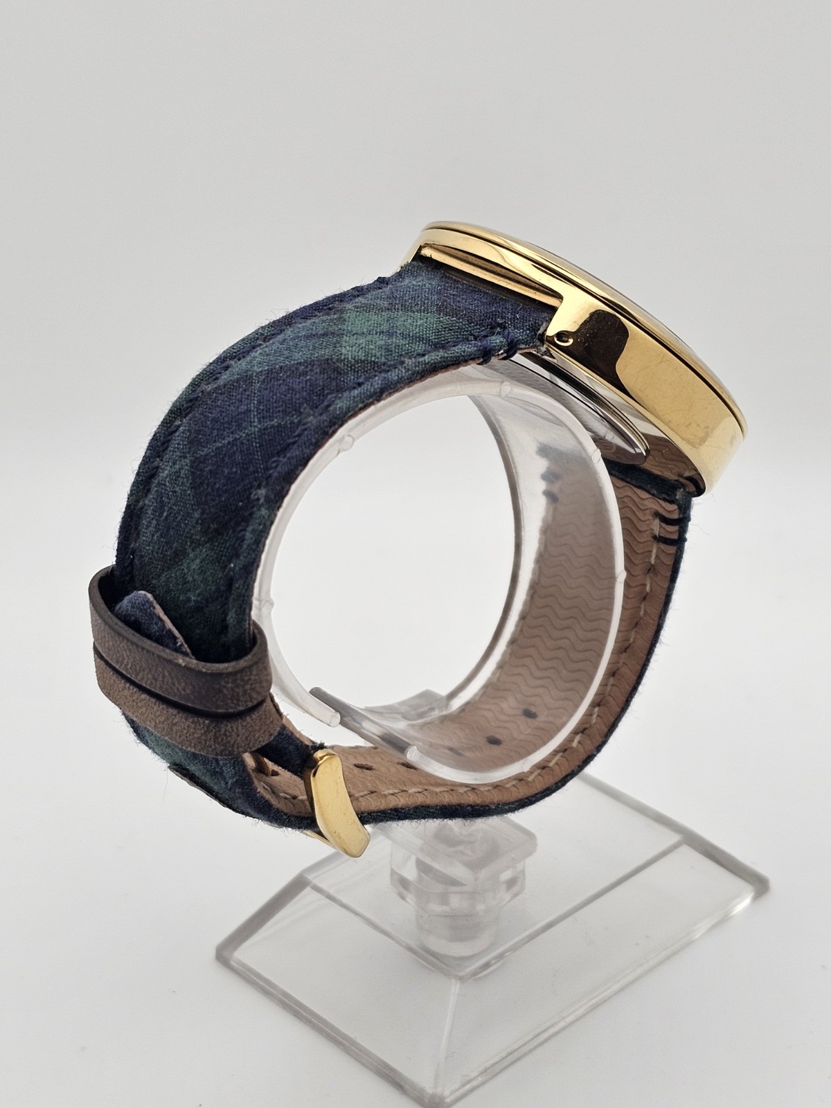 2013 SPERRY TOP-SIDER CLASSIC FLANNEL BLUE/GREEN/GOLD 40MM WOMEN ANALOG WATCH🔥