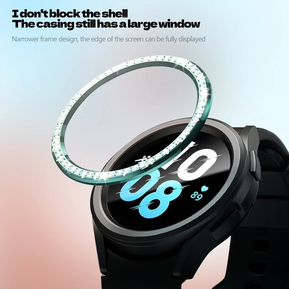 Diamond Bezel For Samsung Watch 6 Classic 43/47mm Styling Frame Ring Case Cover