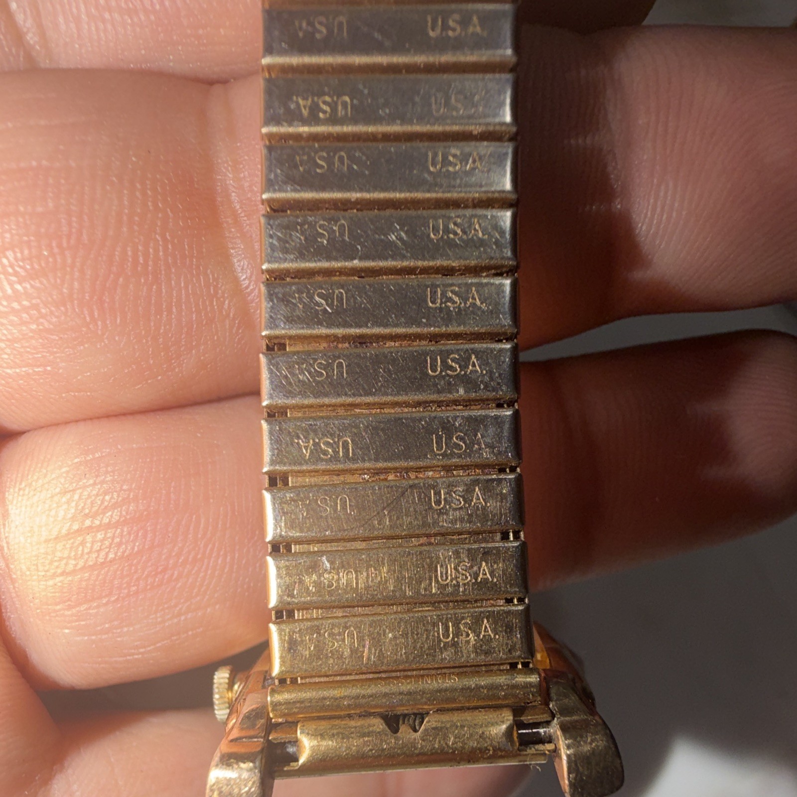 Vtg 1958 Bulova Senator H Scalloped Case Salmon Dial Men’s Watch 10K RGP RUNNING