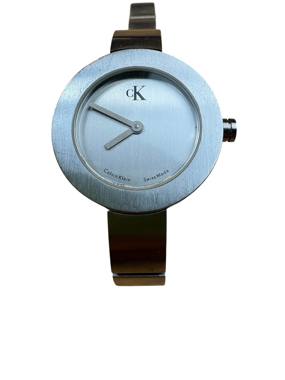 Calvin Klein Women’s Bracelet Watch Stainless Steel K6121 Swiss Made NOT TESTED