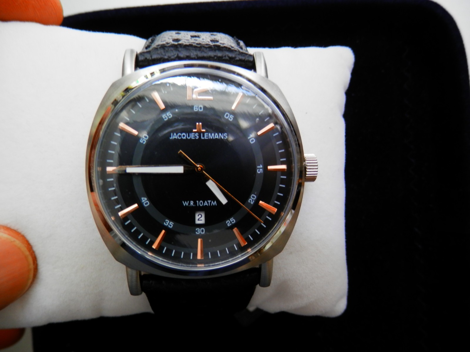 JACQUES LEMANS Men’s Quartz Watch 1-1943A NEW