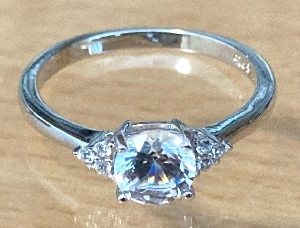 Sapphire & Ruby Rings Solid Silver 14k Gold or Rhodium Finish Sizes 6 to 10 US