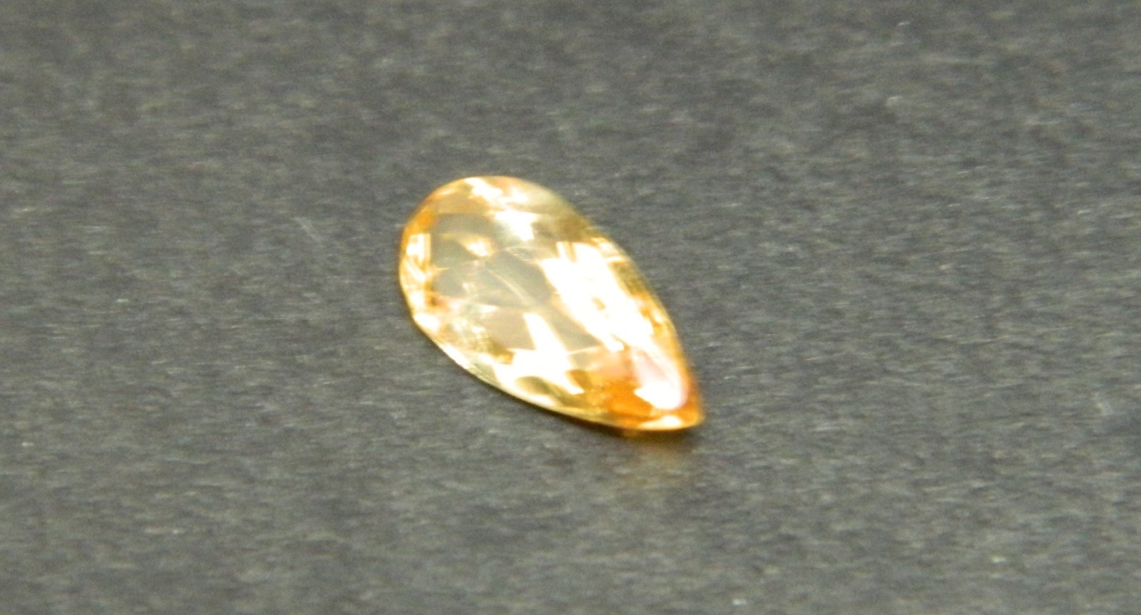 Imperial Topaz 1.06 Ct Clarity VS Pear Cut Natural Golden Brazil I023