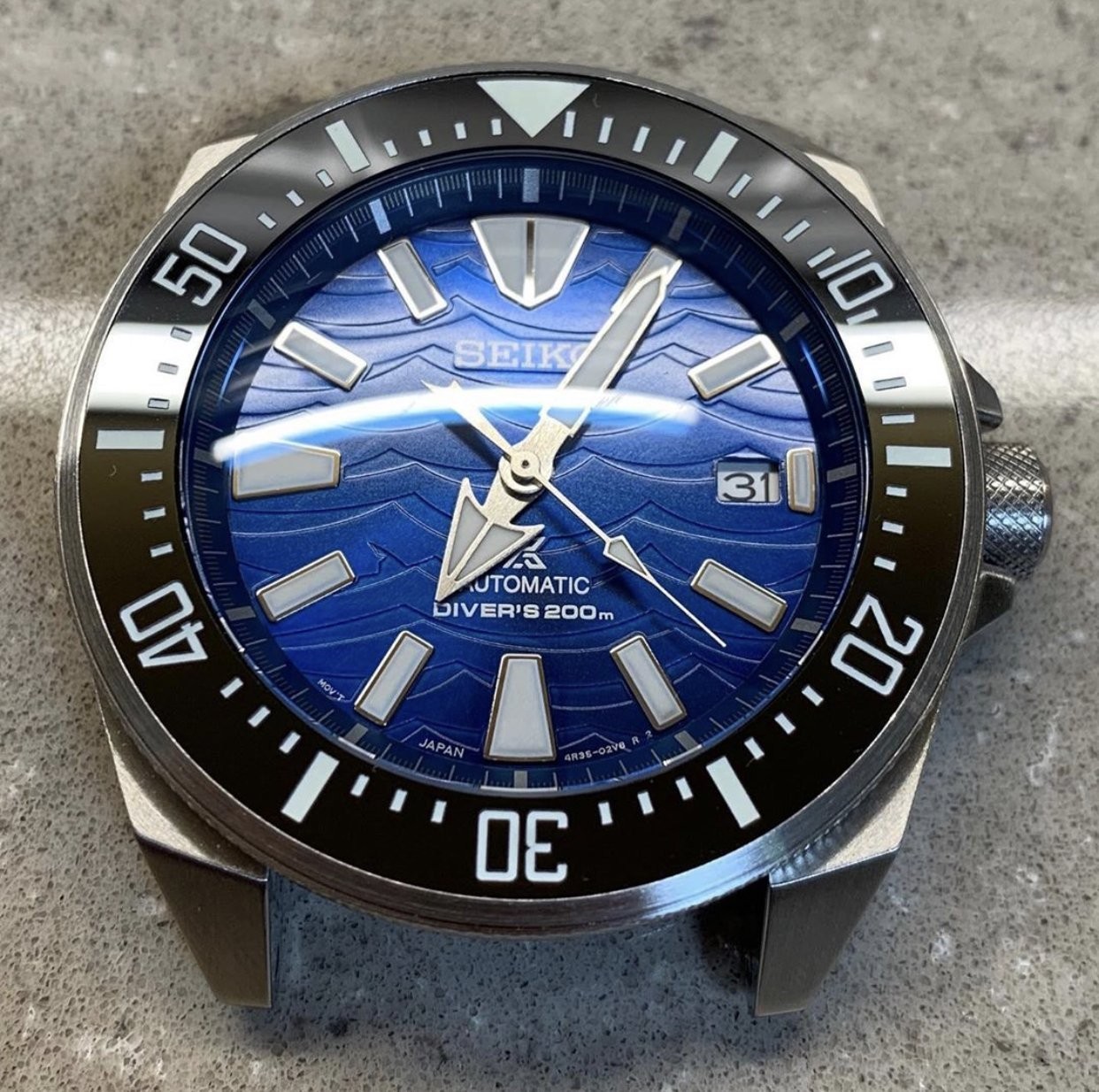 SKX007/SRPD Samurai Conversion Watch Case – CT708 Polished/Brushed
