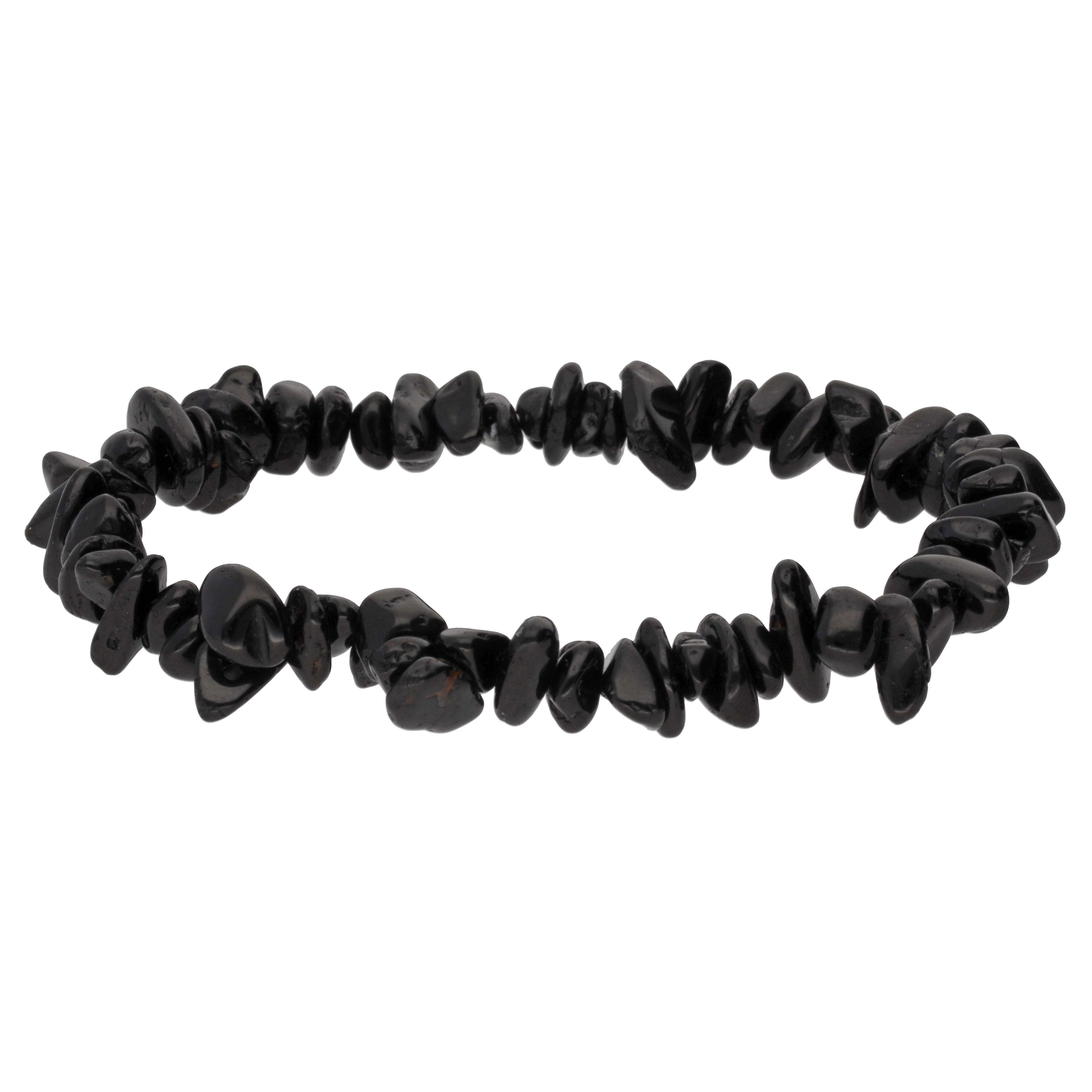 Black Tourmaline Schörl Sliver Bracelet Gemstone Bracelet Healing Stone