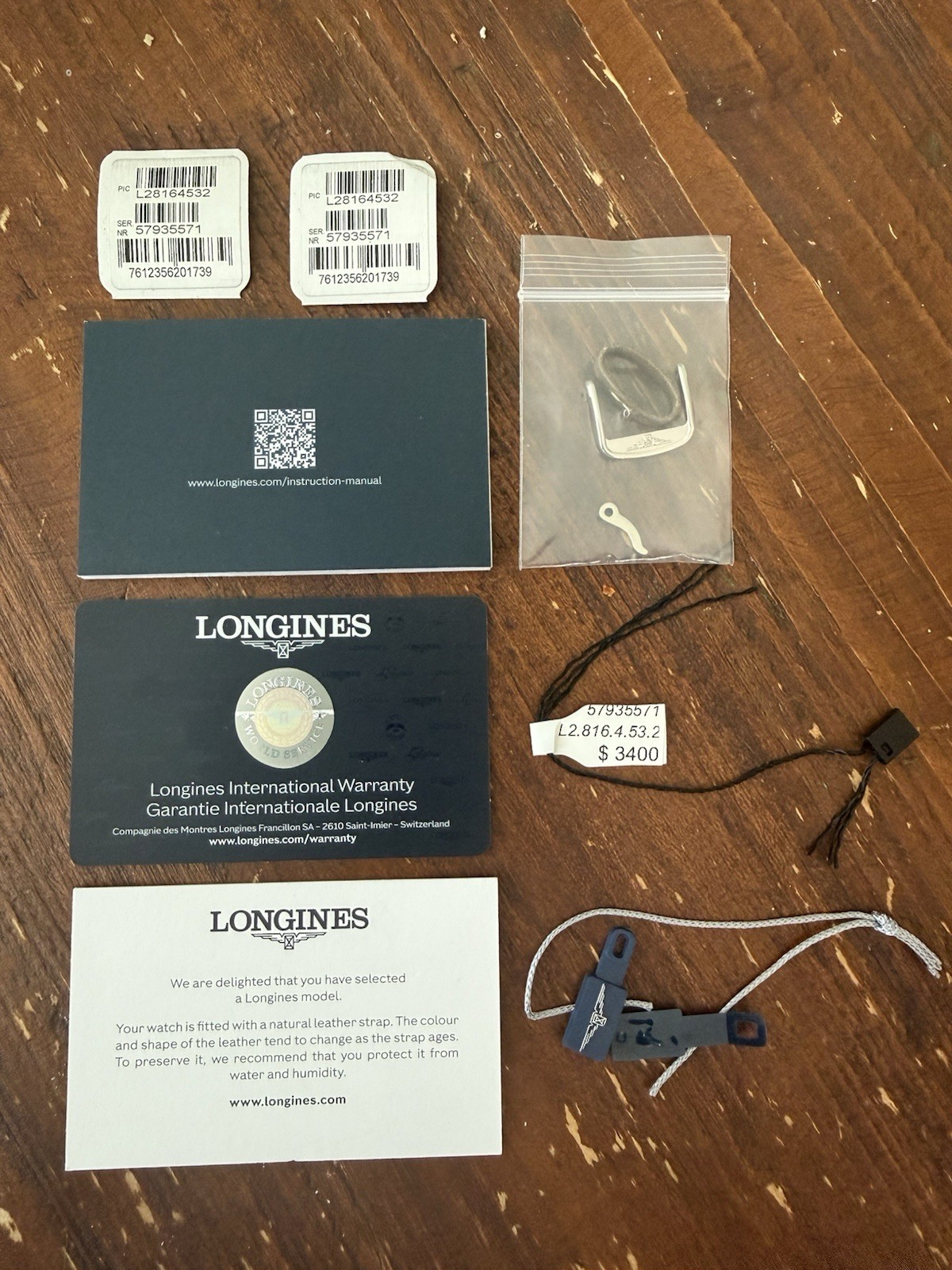 LONGINES AVIGATION BIG EYE 41mm BLACK DIAL FULL SET L2.816.4.53.2 **worn**