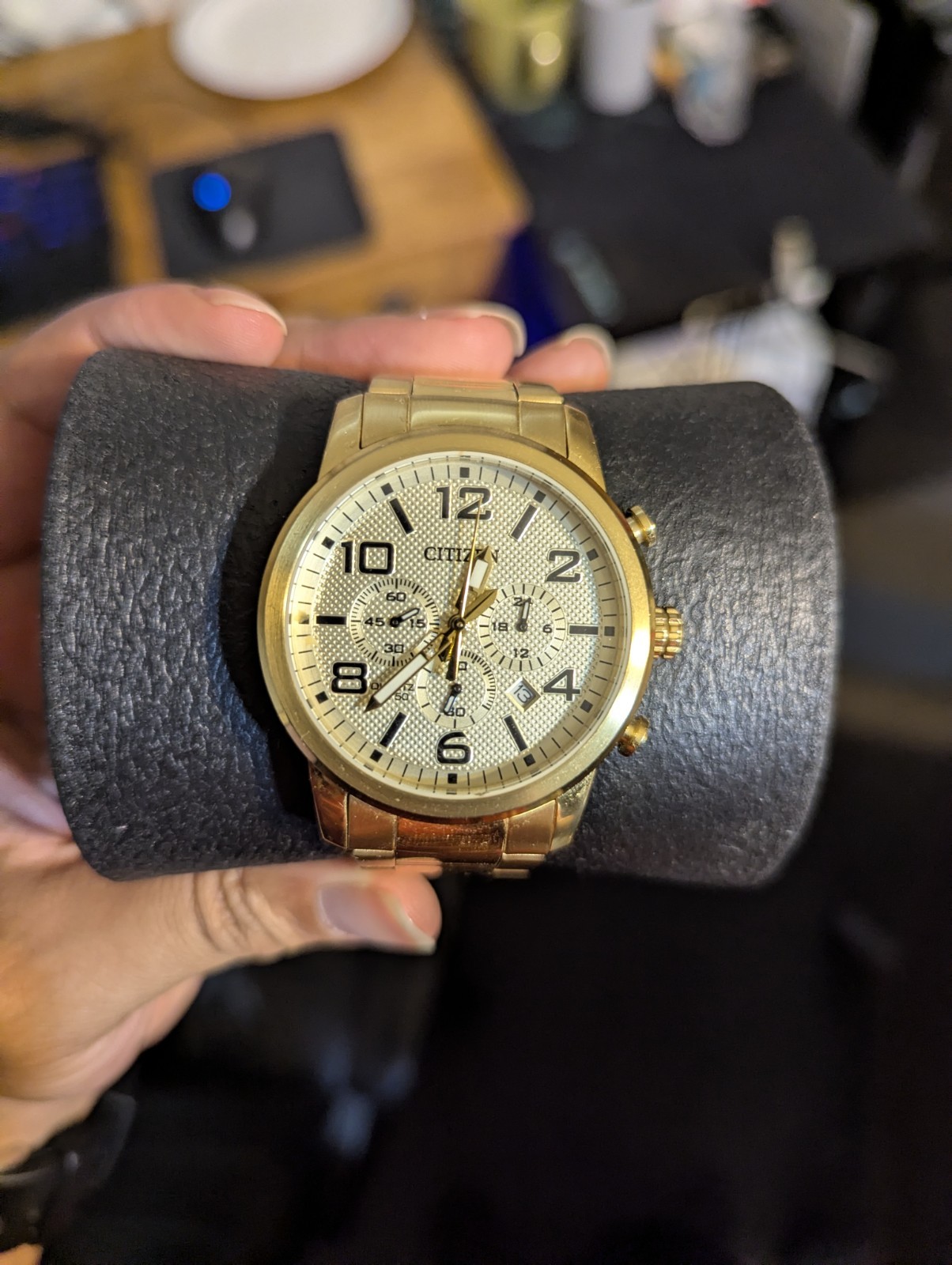 Citizen Men’s Chronograph Gold Tone Stainless Steel Watch AN8052-55P