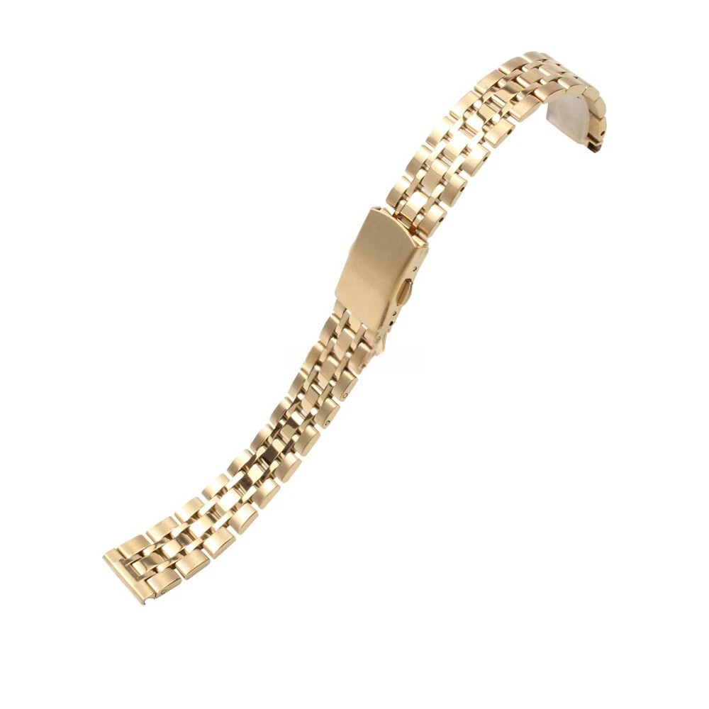 10/12/14-22mm Bracelet Ladies Stainless Steel Watch Band Replacement Strap Clasp