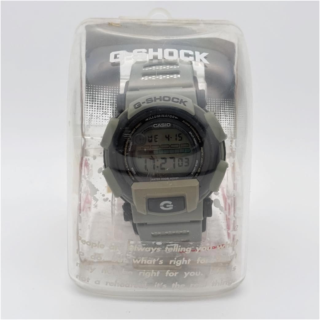 CASIO G SHOCK DW-003-8VT Digital Watch Grey Vintage Box Papers Japan In hand