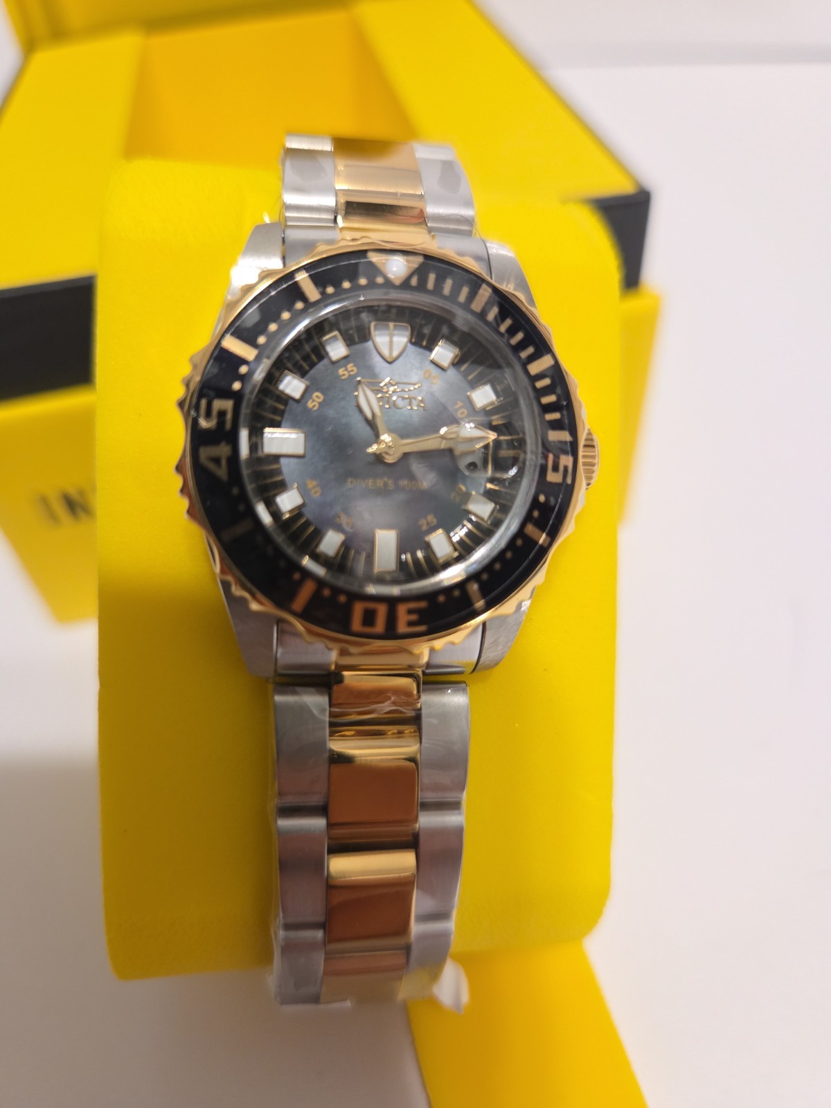 Invicta Pro Diver Swiss Ronda 585 Caliber Women’s Watch w/ Mother of Pearl Dial