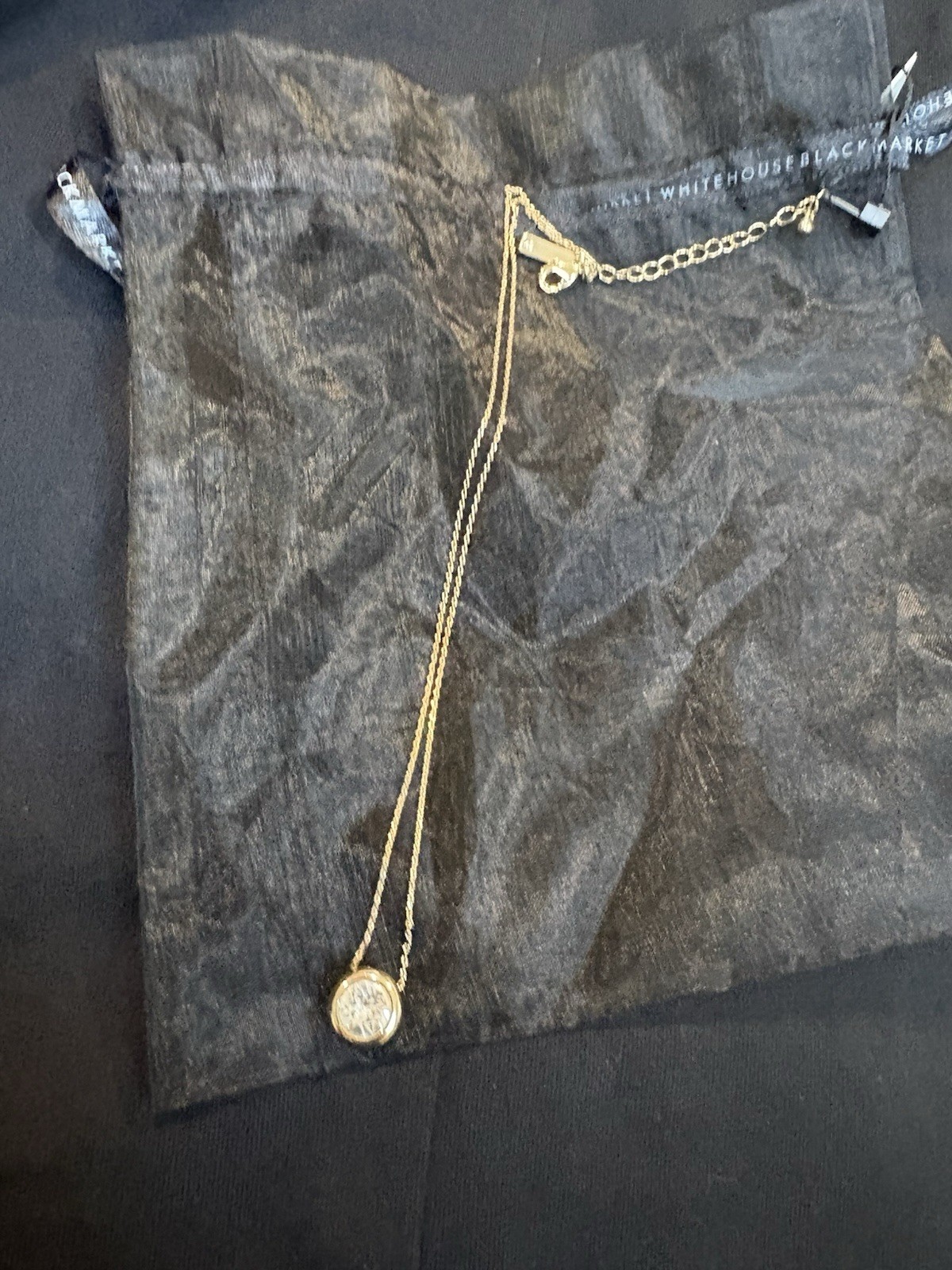 Swarovski Crystal Round Pendant Necklace – New