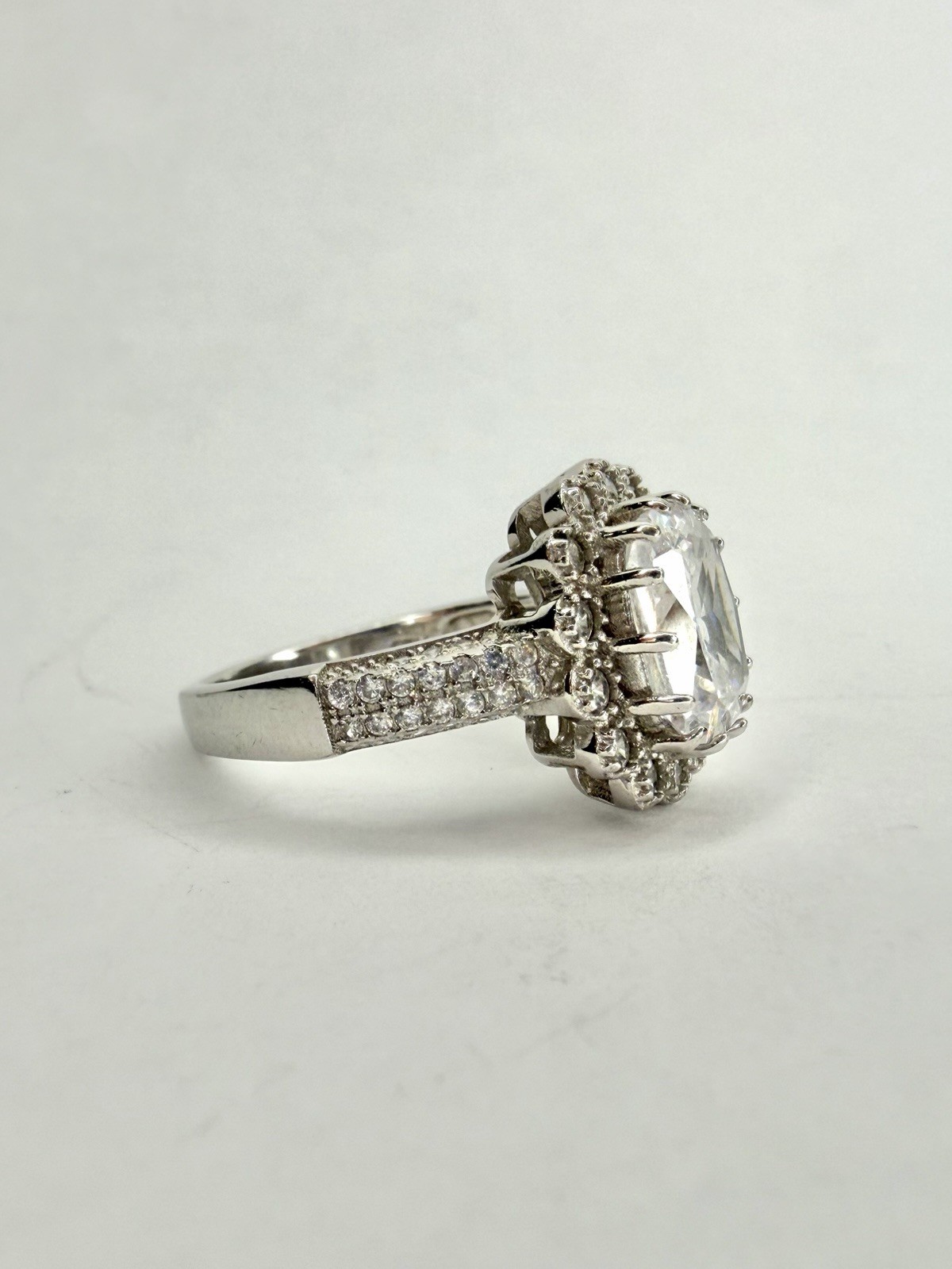 FZN Fuzion Creations Sterling Silver Statement Ring Sz 8