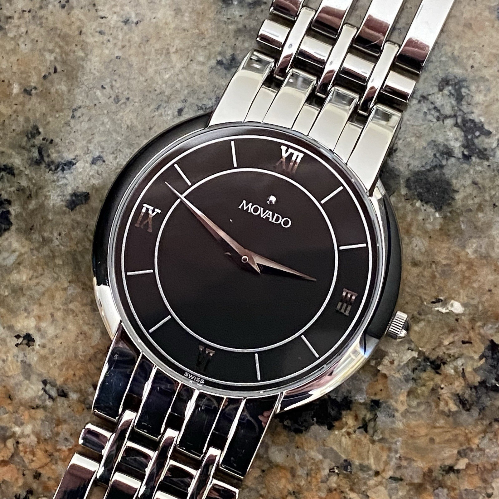 MOVADO Watch Esperanza – 84.A2.859 Silver Tone Quartz 33MM -UNISEX – New In Box