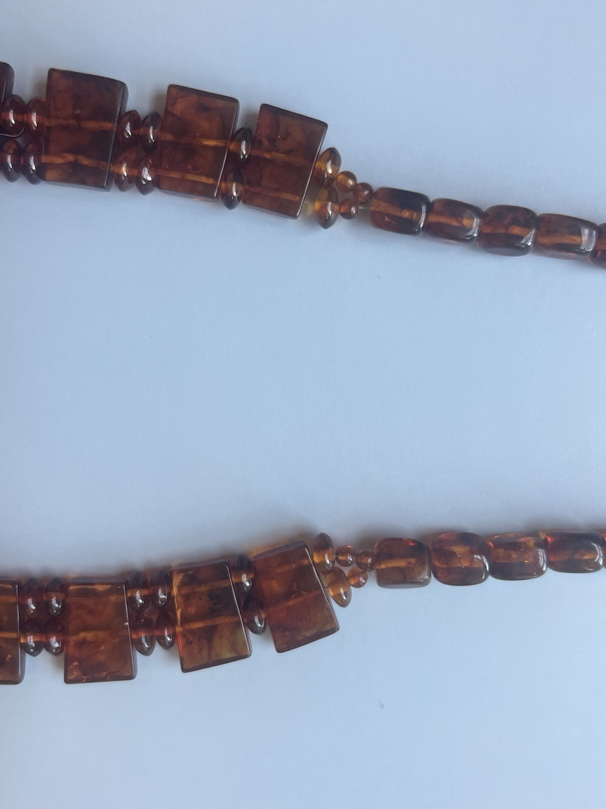 Jay King Amber and Sterling Necklace – Adjustable Length